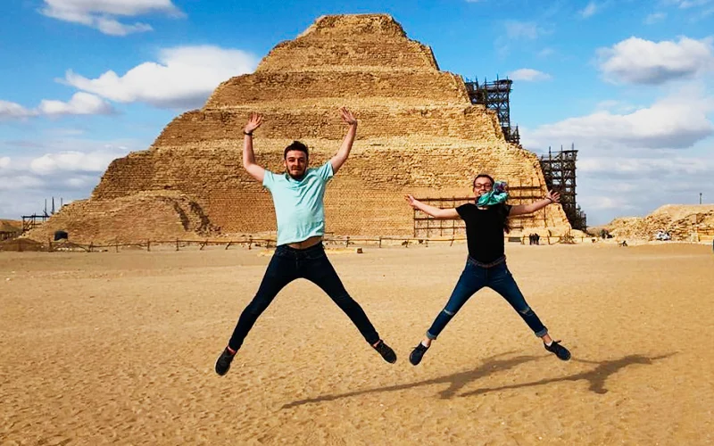 Day Trip to Pyramids, Memphis & Sakkara by Flight